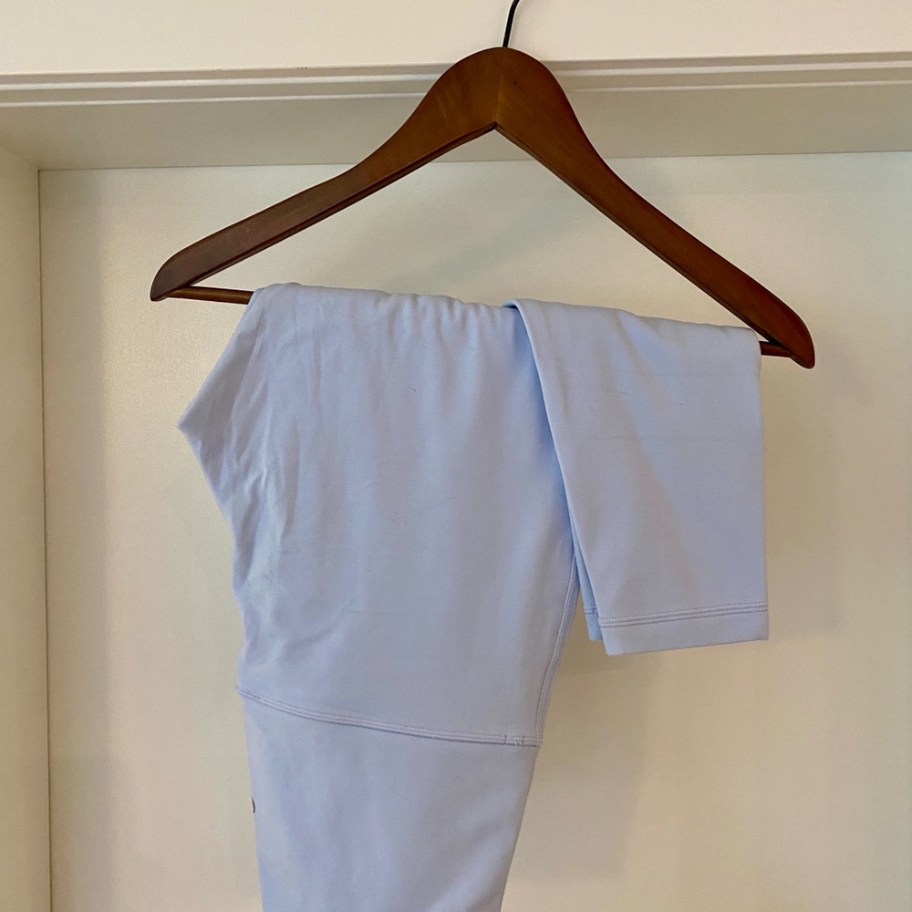 Lululemon Align High-Rise Pant 28" | Blue Linen | Size 10